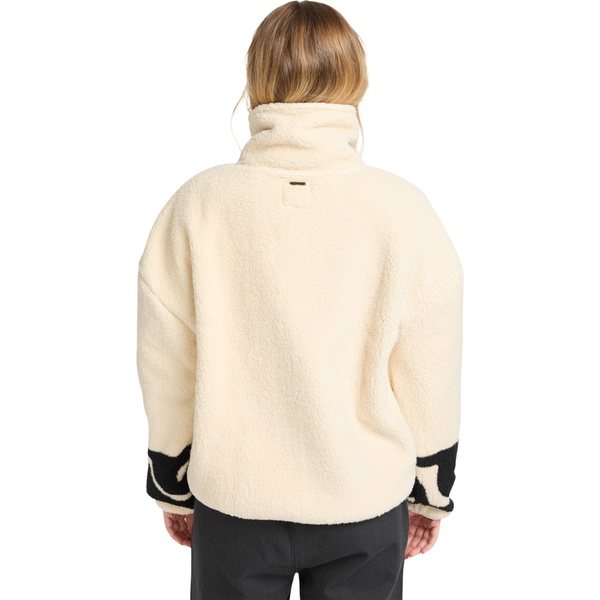 2025 Billabong Womens Dont You Half Zip Pullover EBJPF00119 - Whitecap